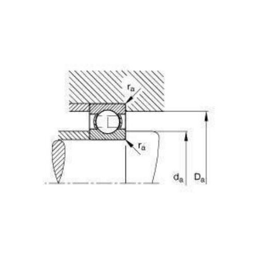 NSK 6322DDU Подшипник 63/22DDU NSK