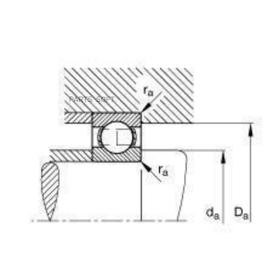Подшипник Кпп 28/68/18, Шариковый Nsk арт. 63/28-DDU NSK 6328DDU