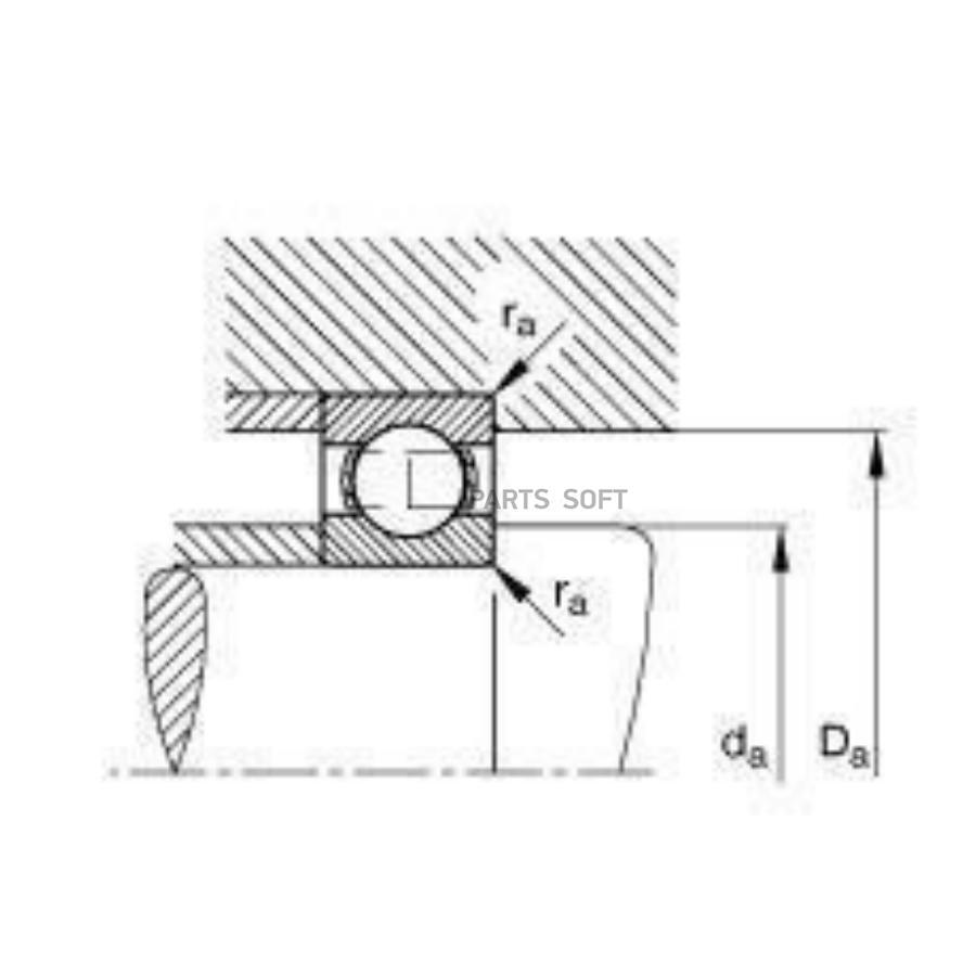 Подшипник Кпп 28/68/18, Шариковый Nsk  63/28-DDU NSK 6328DDU