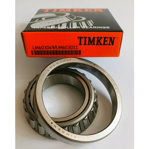 Подшипник LM603049/LM603011 Timken роликовый радиально-упорный однорядный (42.242х77,788х19,842)