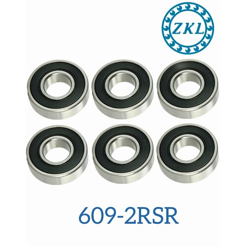 Подшипник ZKL 609-2RSH 6 шт. 9мм*24мм*7мм