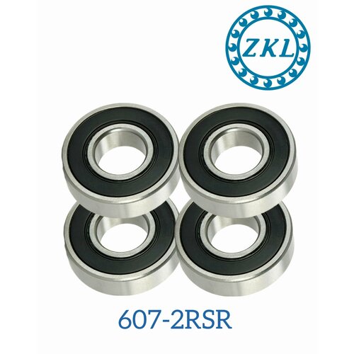 Подшипник ZKL 607-2RSH 4 шт. 7мм*19мм*6мм
