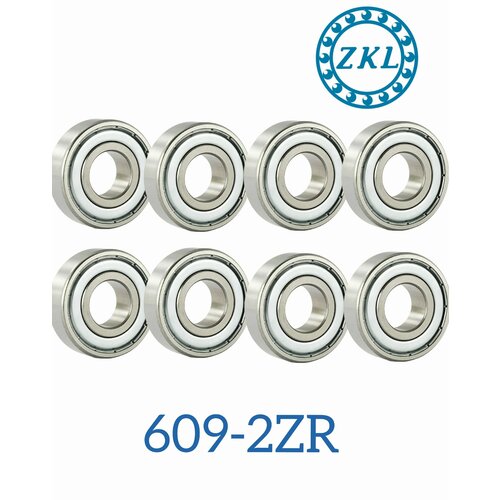 Подшипник ZKL 609-2ZR 8 шт. 9мм*24мм*7мм