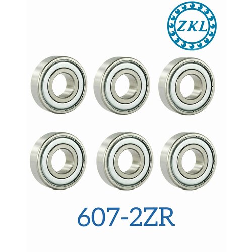Подшипник ZKL 607-2ZR 6шт. 7мм*19мм*6мм