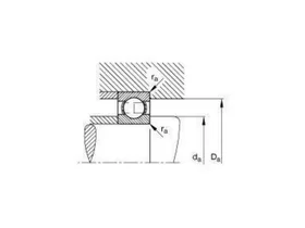 NSK 6322DDU Подшипник 63/22DDU NSK