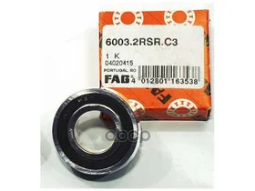 FAG 60032RSRC3 FAG.6003.2RSR.C3_подшипник генератора! 17х35х10mm\ VW,Opel,Rover,Iveco,Ford,MB,MAN,RVI 1шт