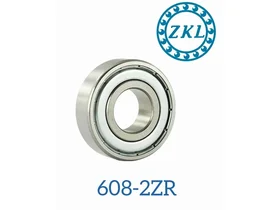 Подшипник ZKL 608-2ZR для самоката, скейтборда 8мм*22мм*7мм