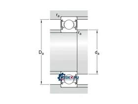Fag.6205.2rsr.C3_подшипник Шариковый! 25x52x15 Mazda 323/626 Fag арт. 62052RSRC3
