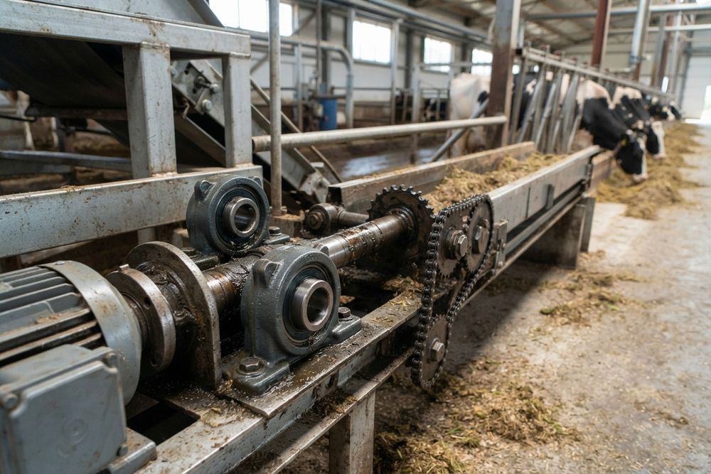 Подшипники в зоотехническом оборудовании